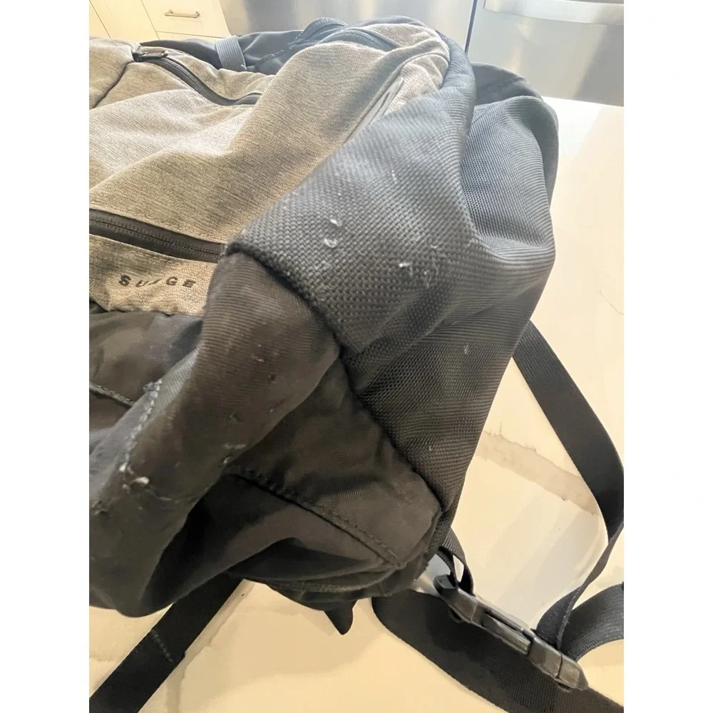 The‎ North Face Surge Transit Backpack 38L – Grey Heather/Black